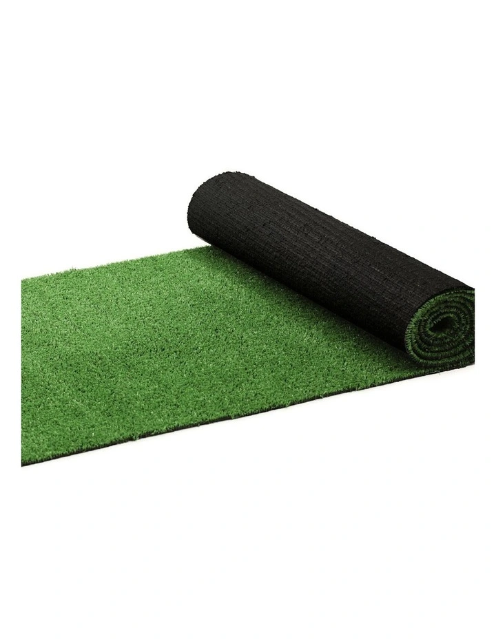 Synthetic Turf Fake Plastic Plant 17mm 20SQM Lawn Artificial Grass 2x10m in Green