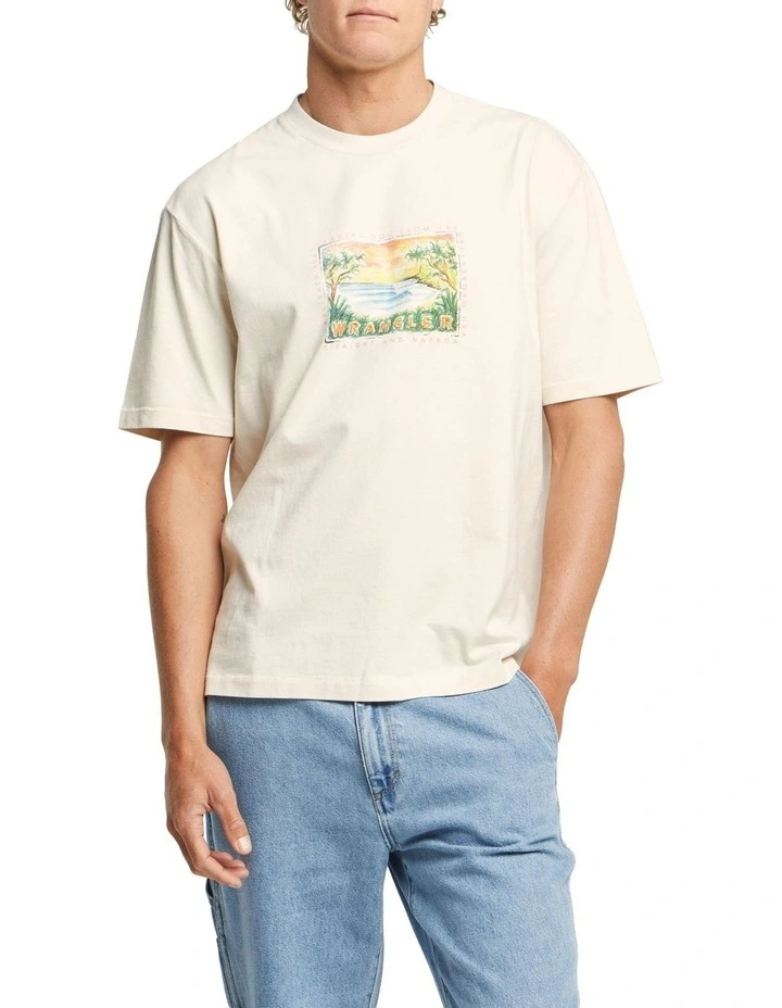 Waikiki Baggy Tee in Cream