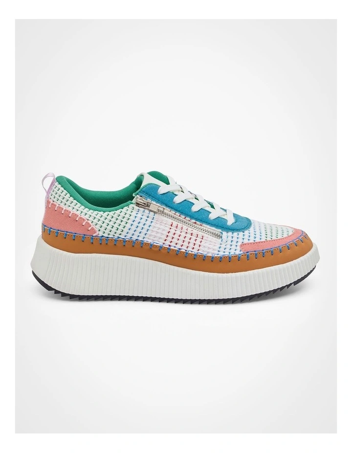Wedge Knit Sneaker in Multi