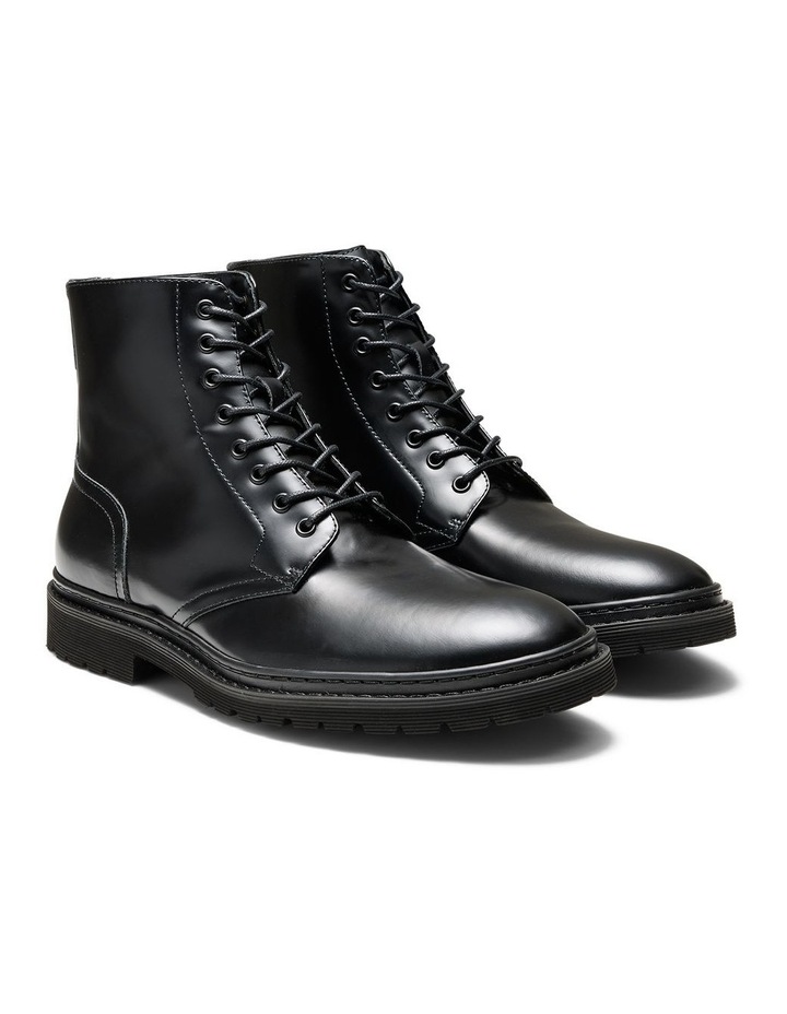 Shelby Military Boots in Black
