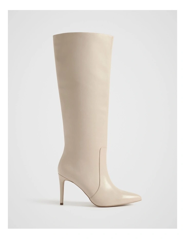 Shae High Leg Boot in Vanilla