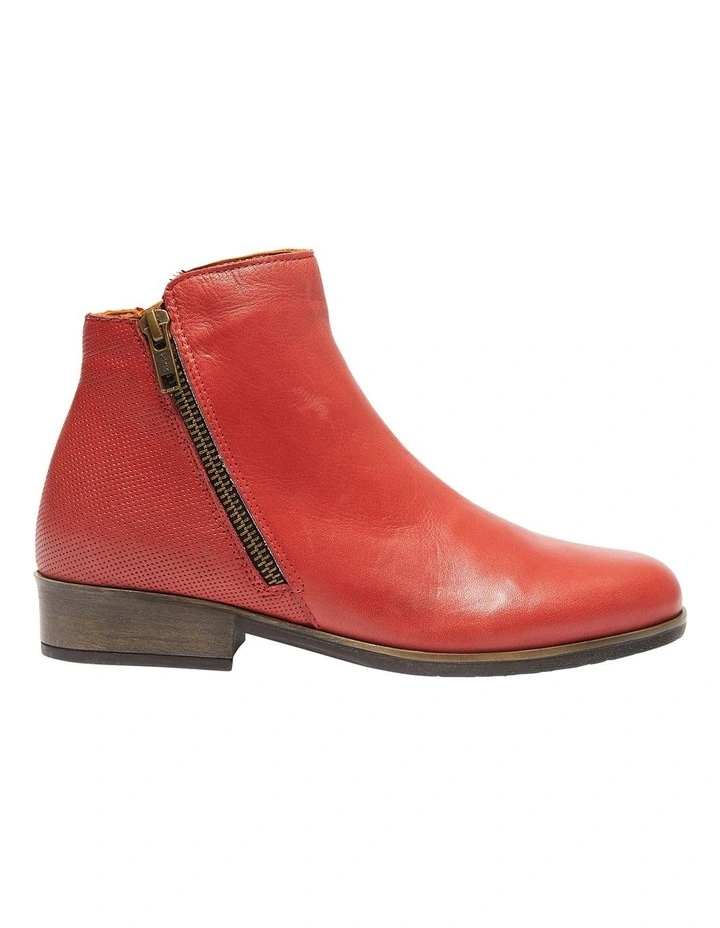 Lido Boots In Red Glove