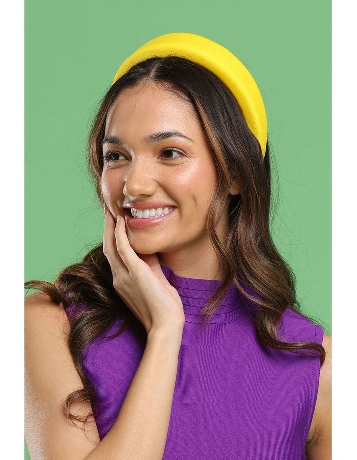 Lola Headband in Yellow