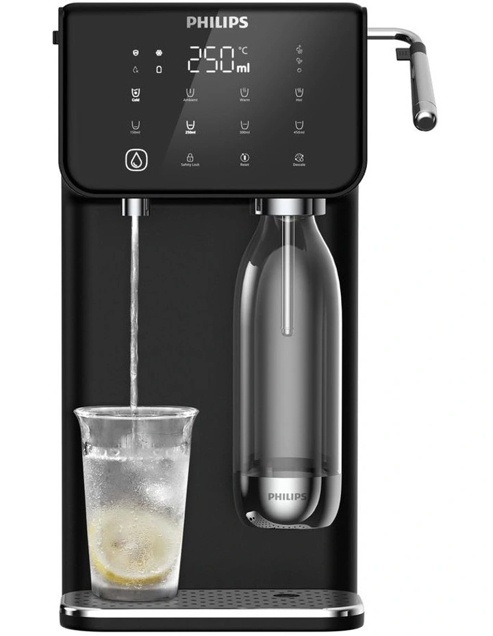Micro X-Clean Softening filtration Sparkling Water Station, Hot and Cold ADD5962BK/79