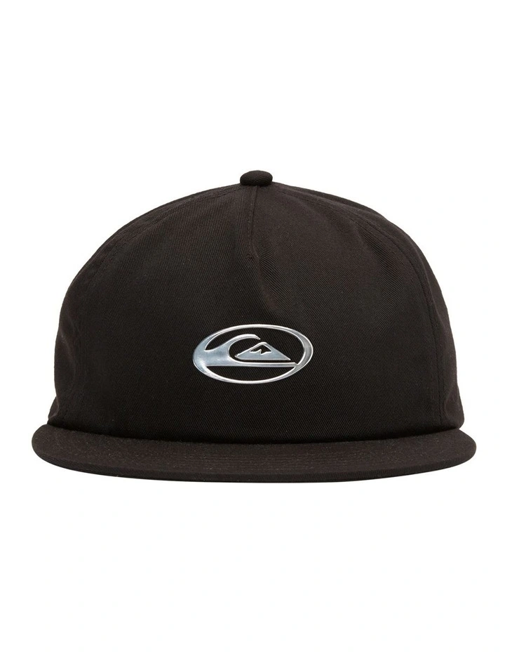 Saturn Strapback Cap in Black