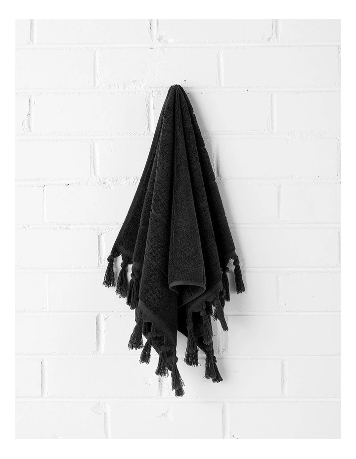 Paros Bath Towel Set in Black