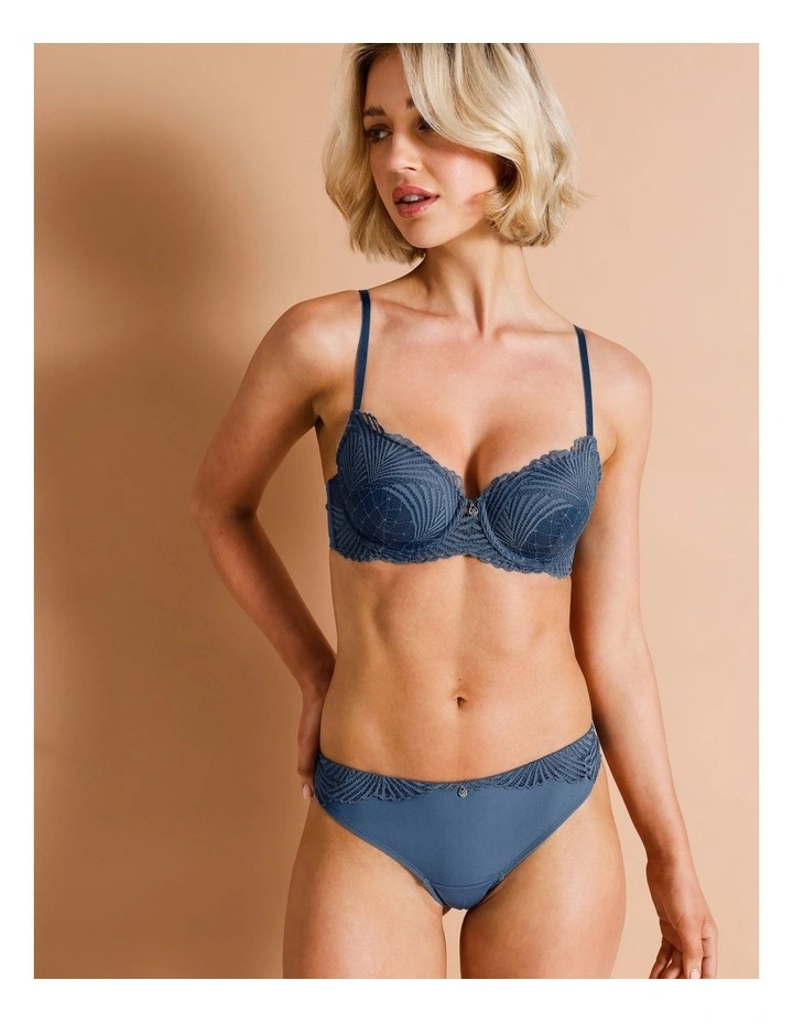 Harlow Bikini in Smokey Blue
