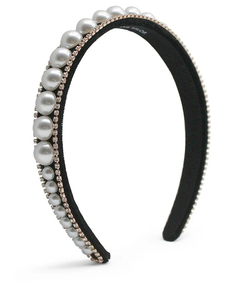 Sana Headband in Black Pearl