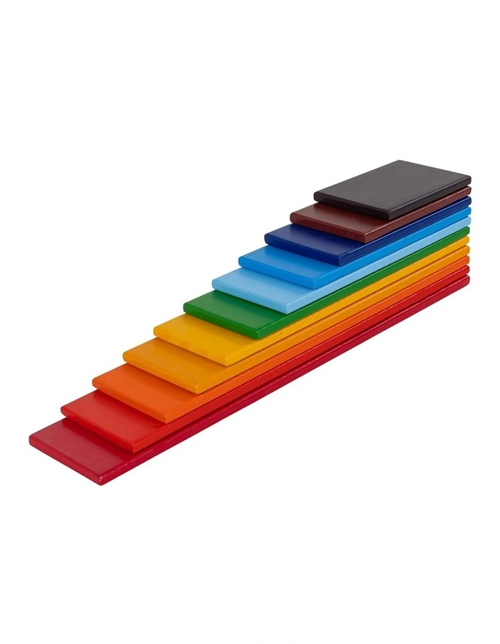 Wooden Rainbow Planks
