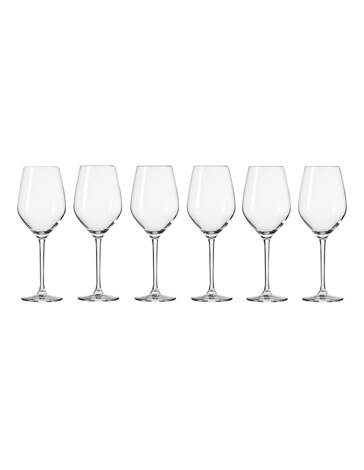 Splendour Wine Glass Gift Boxed 6 Piece 300ml in Clear