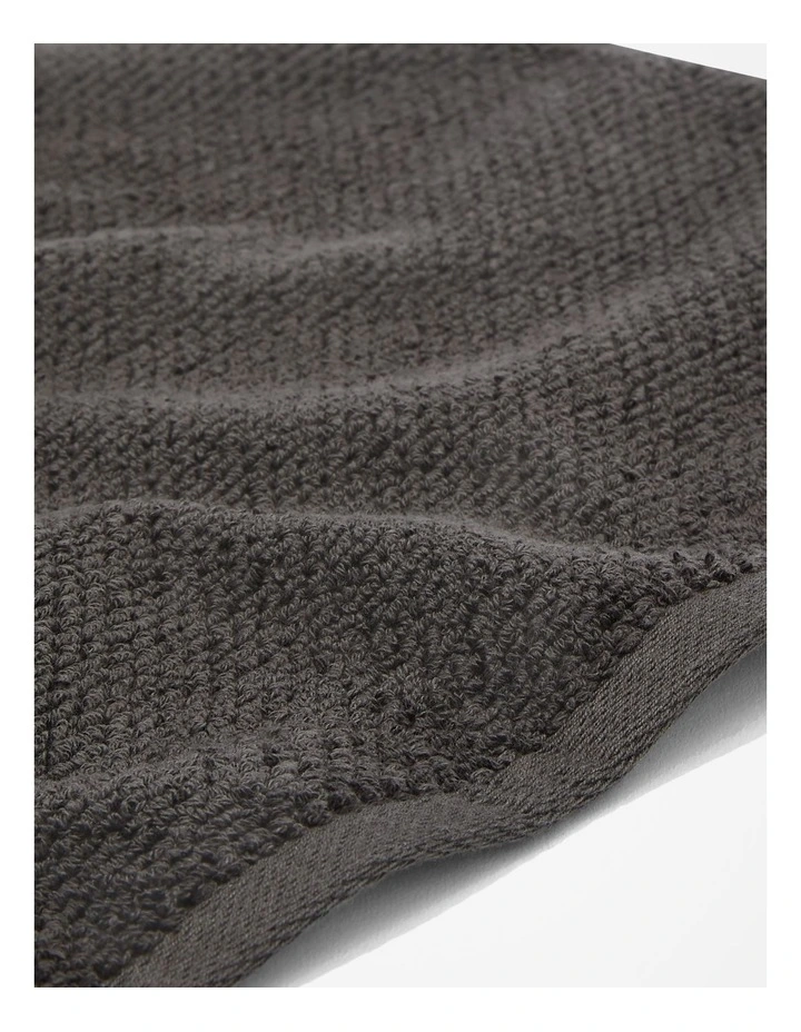 Calo Australian Cotton Face Washer in Charcoal