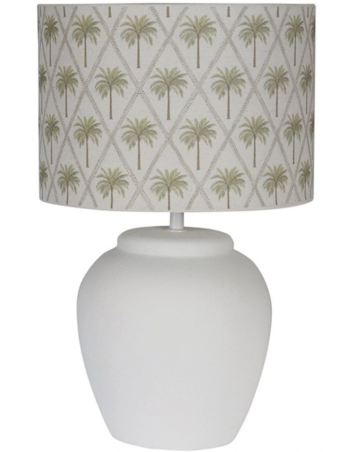 Capricorn Table Lamp 44.5cm in White/Green