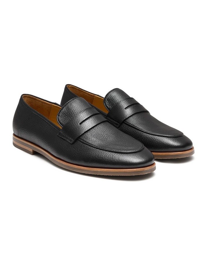 Giacomo Leather Loafers in Black