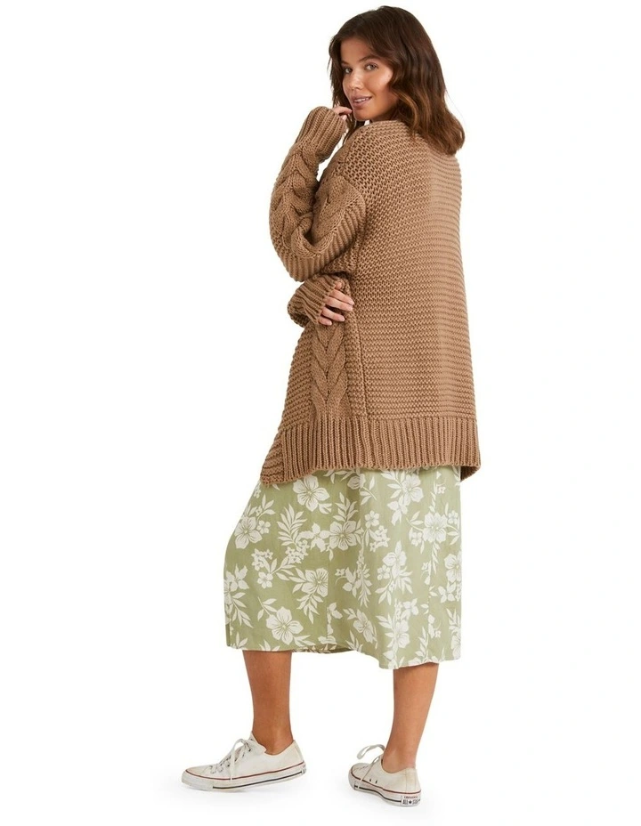 Its Me Cardigan in Brown
