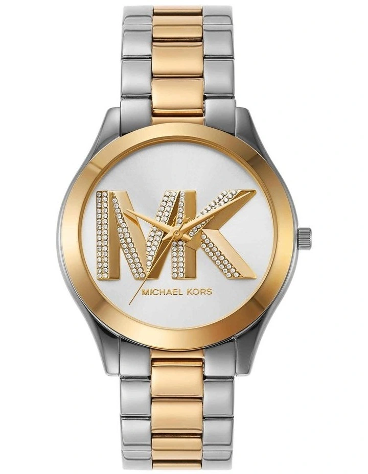 Slim Runway Stainless Steel Watch in Two Tone
