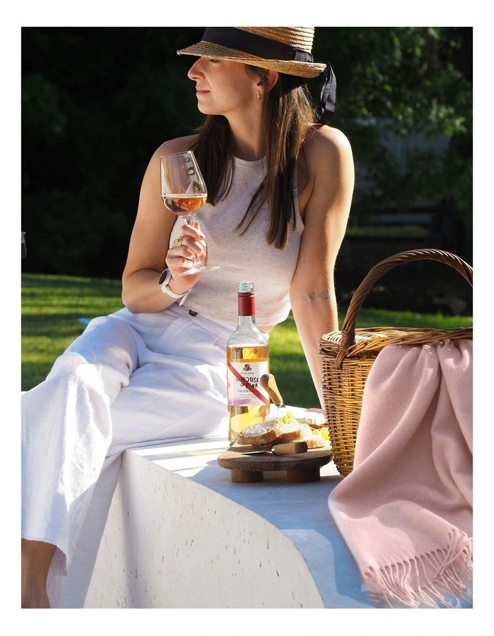 Oxford Throw in Blush