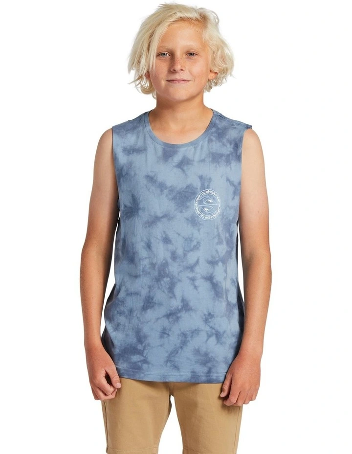 Splitting Hairs Sleeveless Muscle T-shirt in Bering Sea