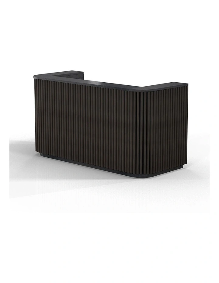 Halo Reception Desk 180cm in Black