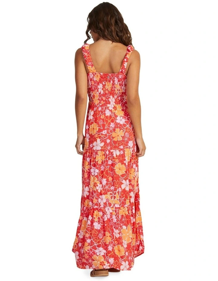 Rosie Waves Maxi Dress in Bittersweet Meadow Flowers
