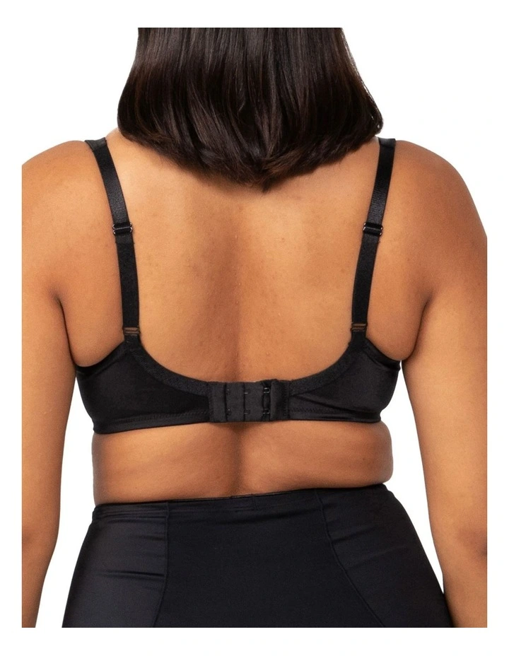 Lacy Minimiser Bra in Black