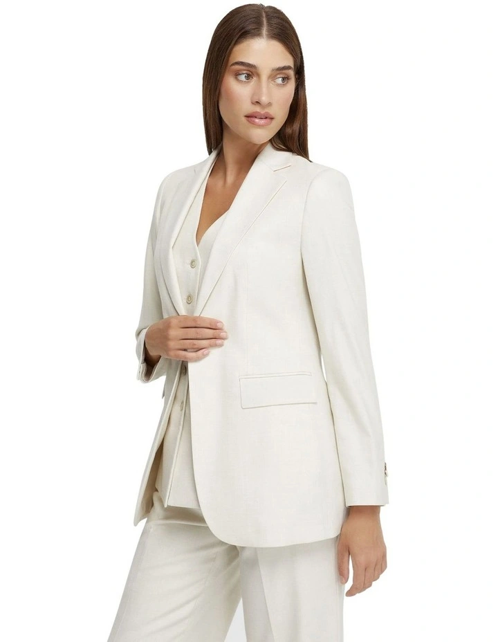Lola Eco Suit Jacket in Pumice