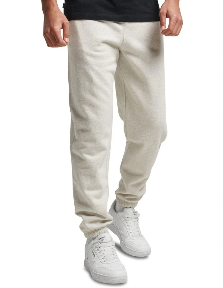 Essential Overdyed Jogger in Oatmeal Marl