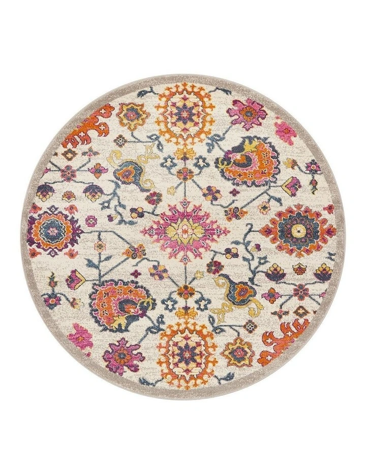 Babylon Round Rug in Multi