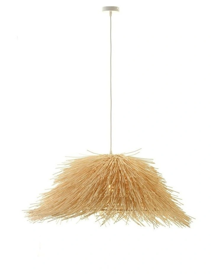 Harley Rattan Pendant Light in Natural