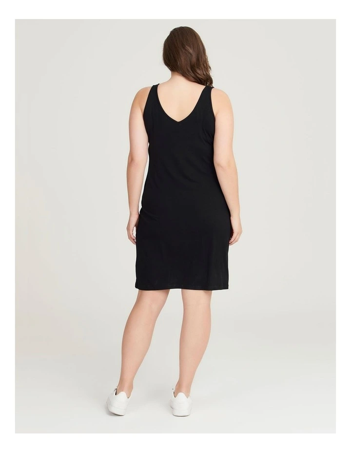 Bamboo Reversible Faith Slip Dress in Black