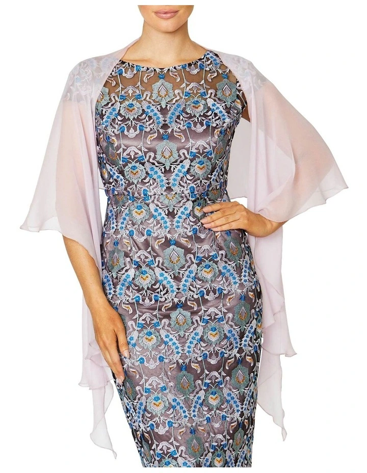 Silk Shrug in Lilac