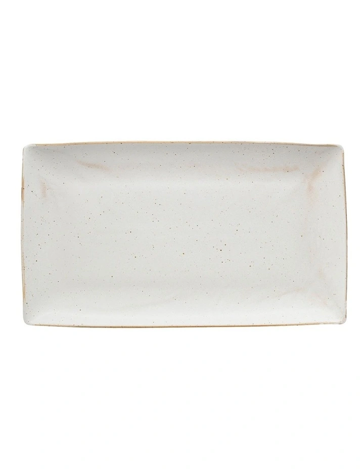 Claro Platter 35x20cm White