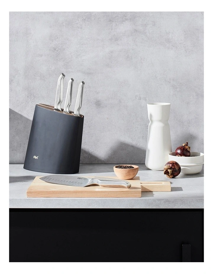 Pro Angular Knife Block 5 Piece Set