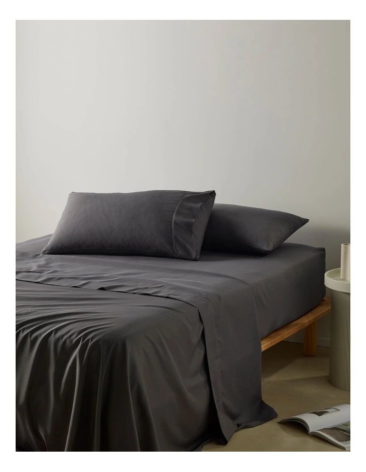 Super Soft Microfibre Sheet Set Charcoal
