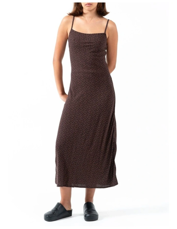 Cassia Bias Dress in Black