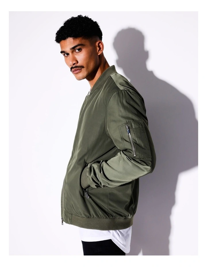 Langy Bomber Jacket in Green