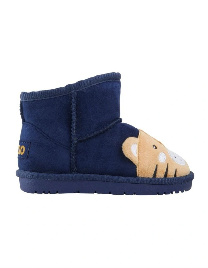 Frosty Tiger Slippers in Navy