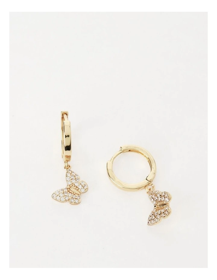 Butterfly Earrings in Gold