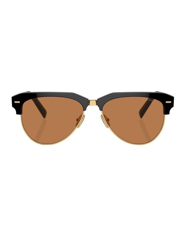 MU 09ZS Sunglasses in Black