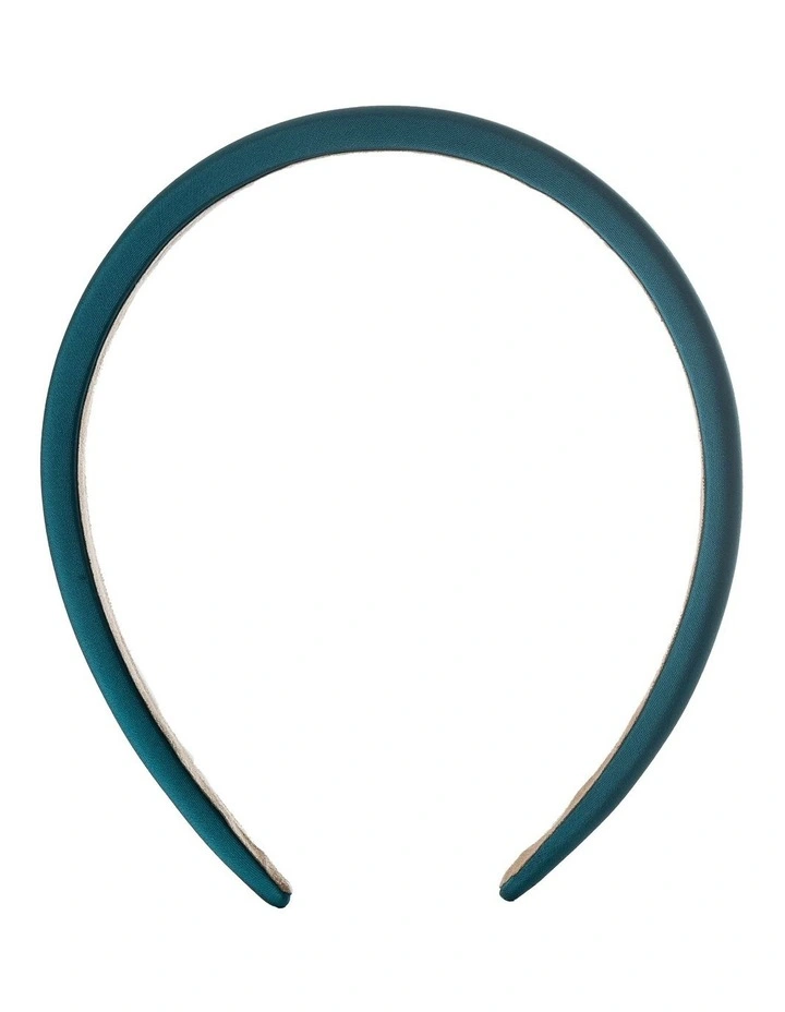 Thin Fabric Headband in Teal