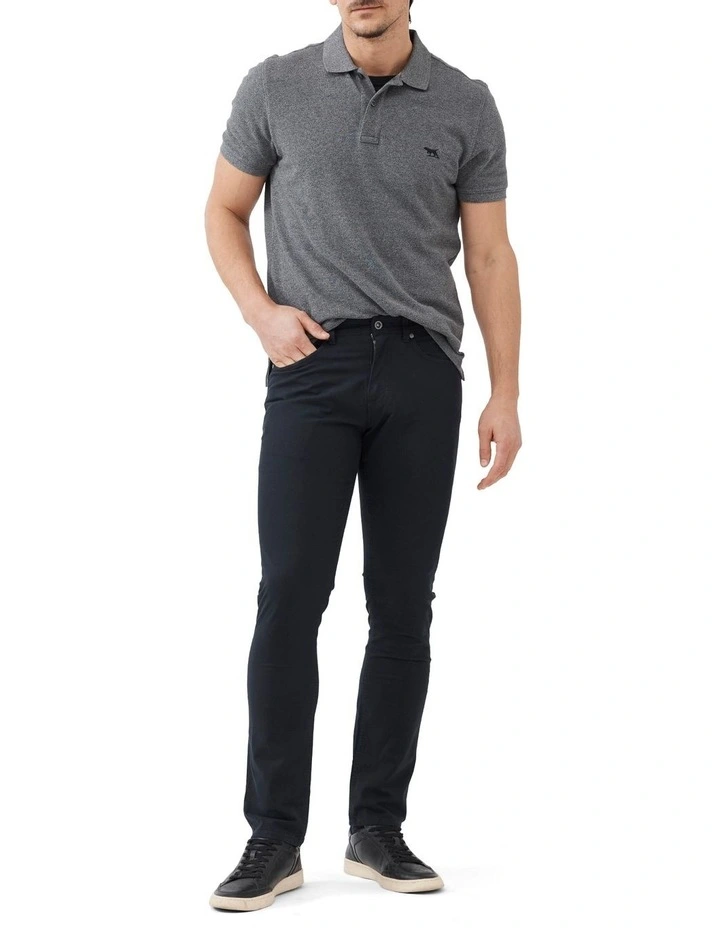 Straight Fit Short Leg Jeans in Onyx