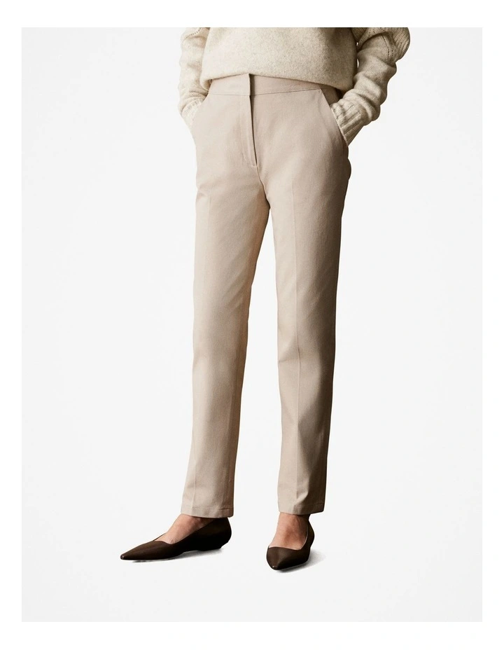 Cotton Blend Bi-stretch Pant in Nutshell