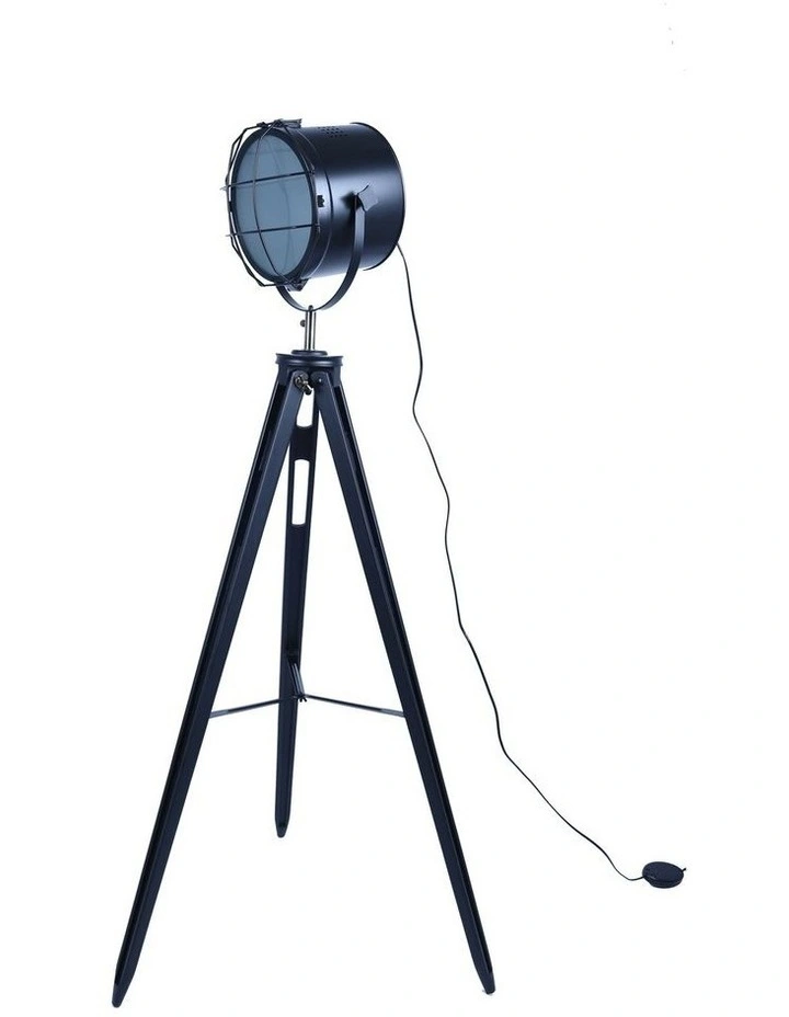 Tripod Floor Lamp 158cm in Matte Black