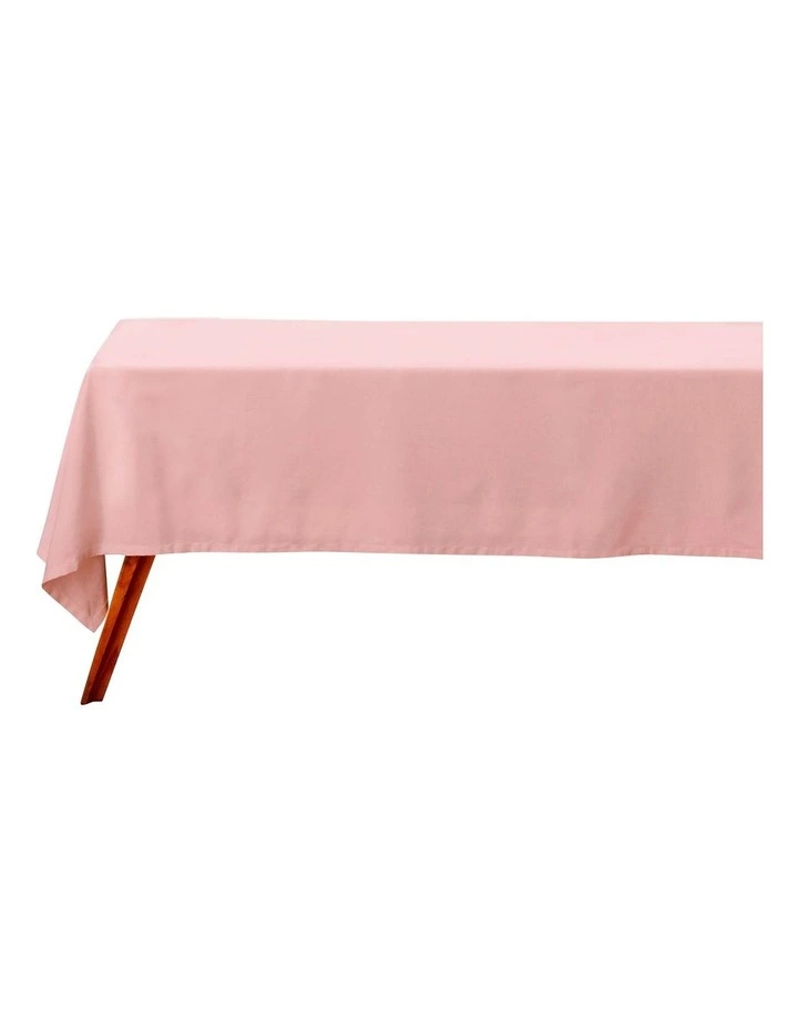 Cotton Classics Rectangle Tablecloth 230x150cm in Rose