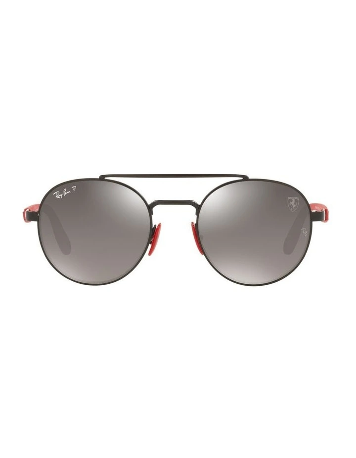 RB3696M Scuderia Ferrari Black Polarised Sunglasses