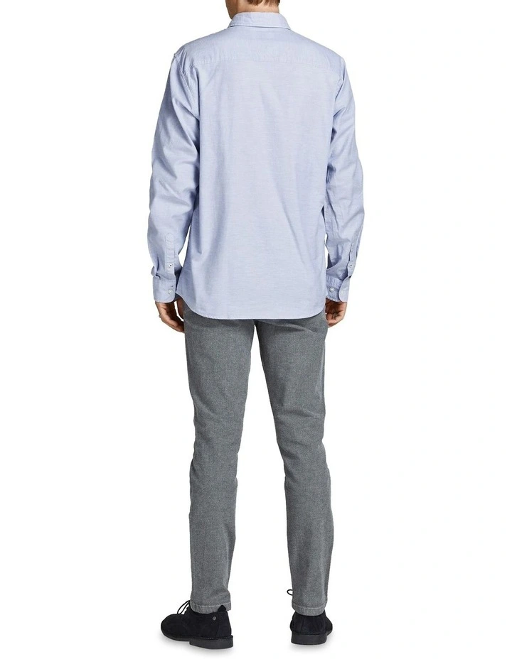 Oxford Long Sleeve Shirt in Cashmere Blue