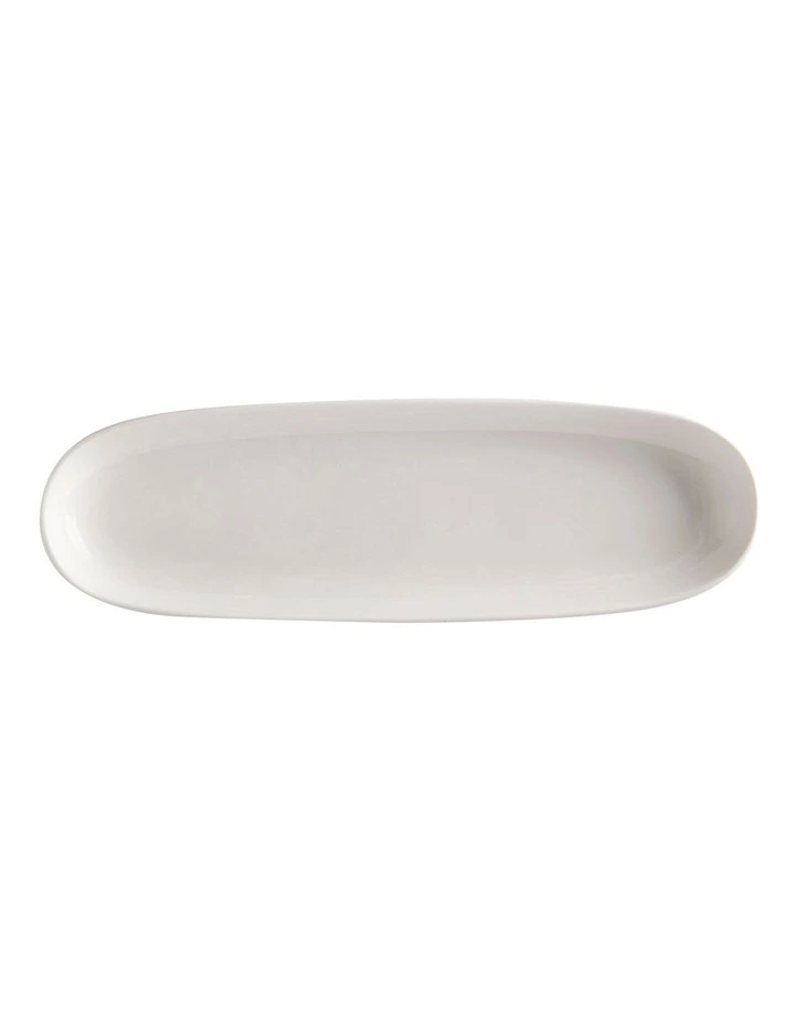Basics Oblong Platter 40x12.5cm in White