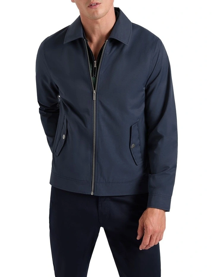 Haruki Harrington Jacket in Navy