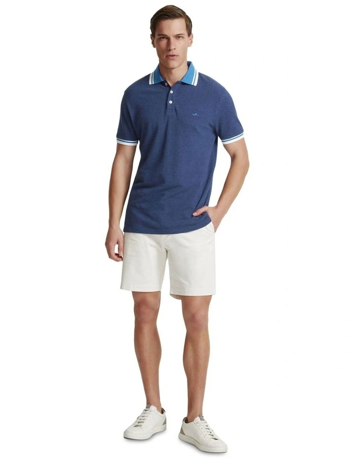 Otto Organic Cotton Polo in Navy