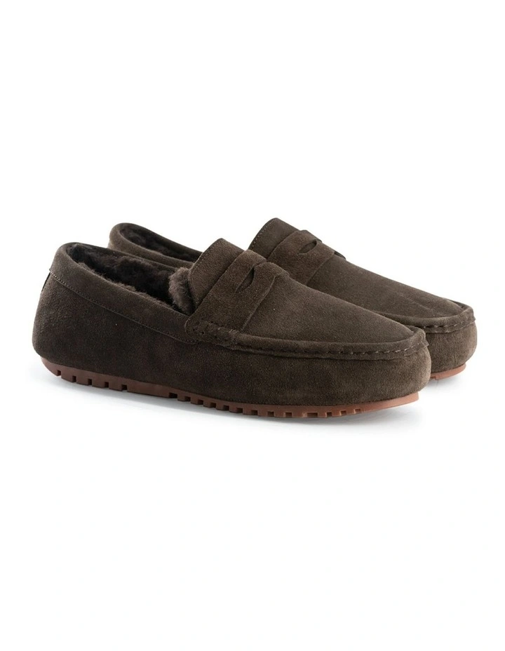 Men Terrigal Cosy Moccas Chocolate