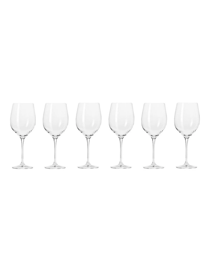 Harmony Wine Glass 6 Piece Gift Box Set 450ml in Clear